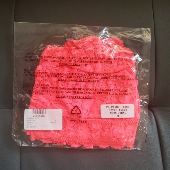 Pink Lace Racerback Bralette - Picture 5 of 9